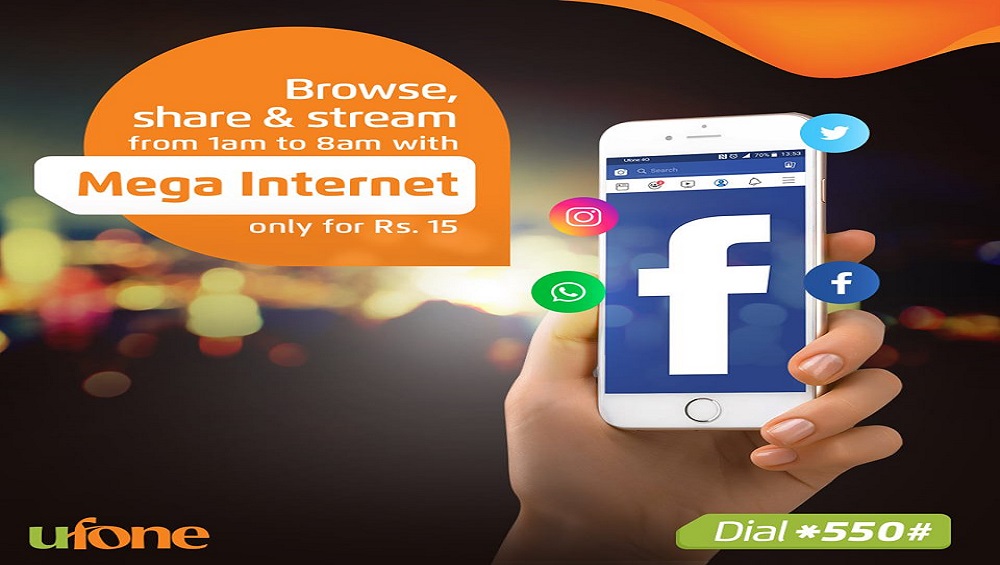 You only have to pay Rs. 15 for Ufone amazing internet offer. 