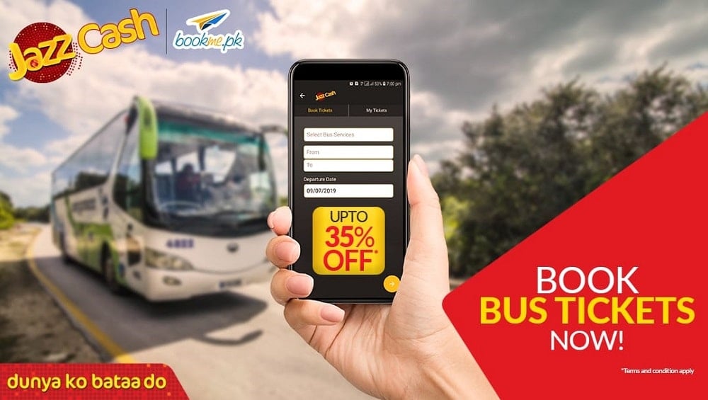 JazzCash Bus Ticketing Feature