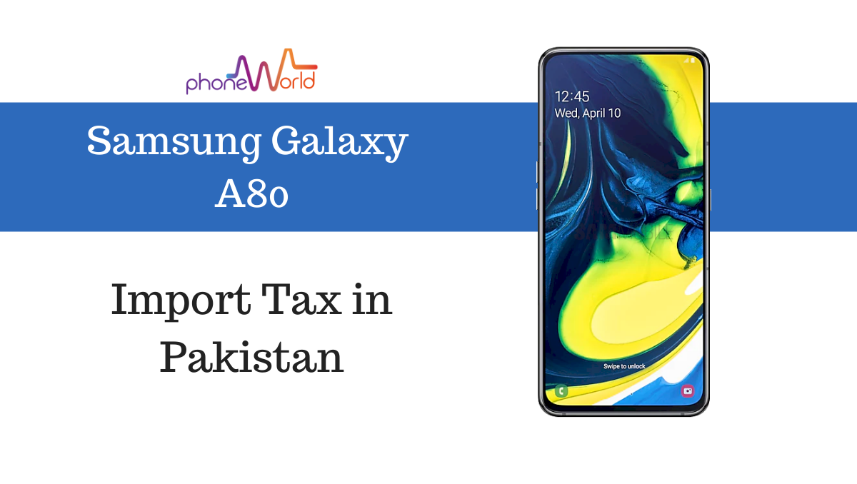 Samsung Galaxy A80 tax