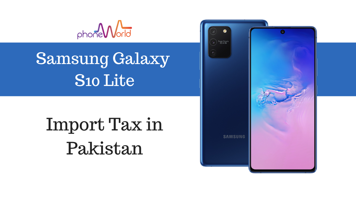 Samsung Galaxy S10 Lite Tax