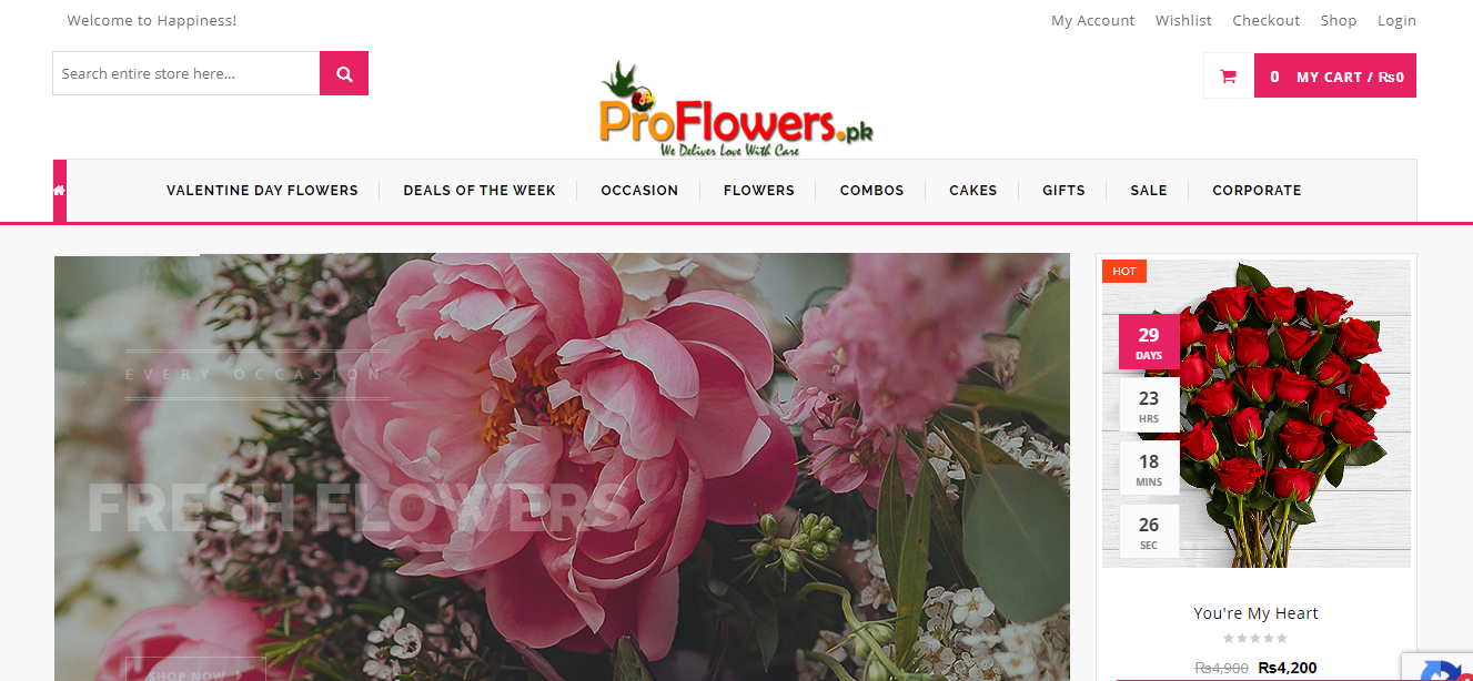 Best Places Online To Get Flowers For Valentine's Day In Pakistan