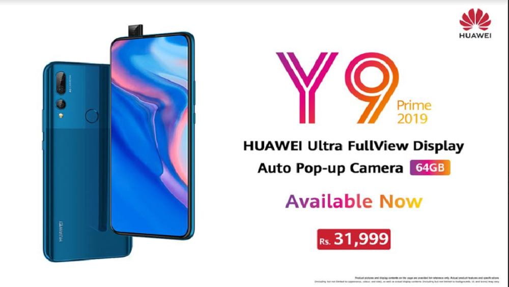 Bringing a Pop-up Camera for Everyone HUAWEI Y9 Prime 2019 (64GB Version) Goes on Sale