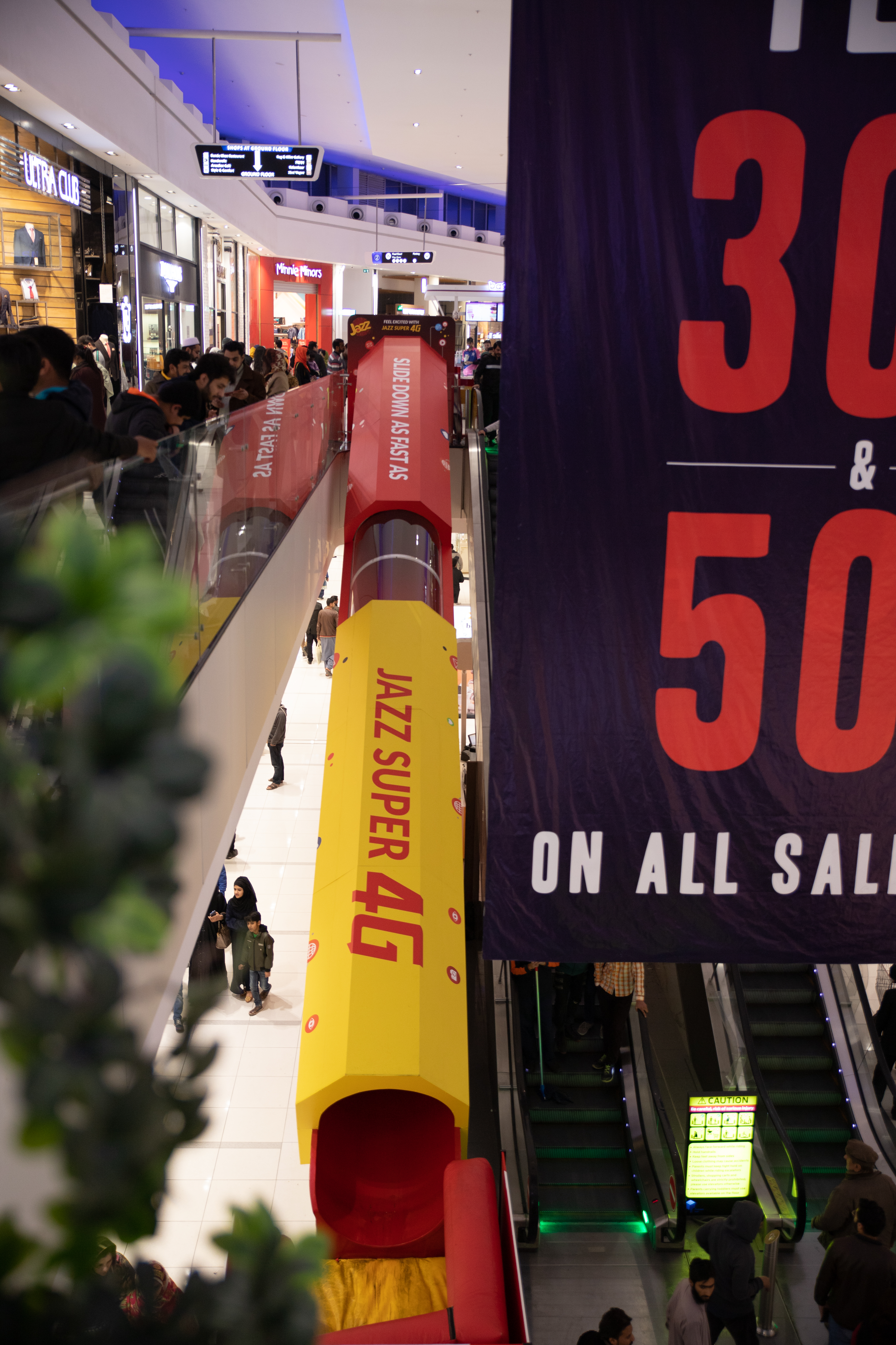Jazz's Slide Activation At Packages Mall, Lahore