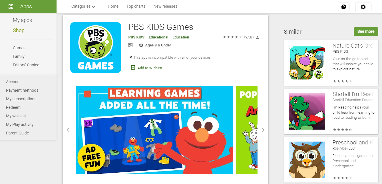 PBS kids games