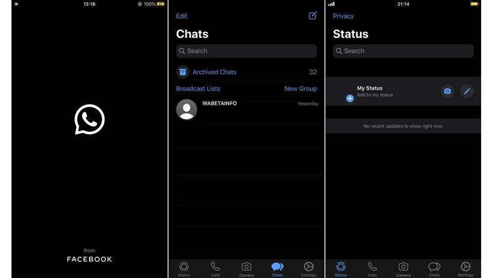WhatsApp for iPhone Gets Dark Mode in New Beta Update