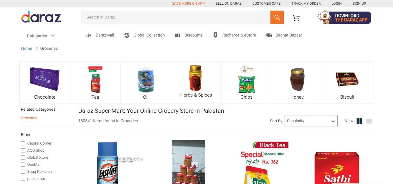 Best Online Grocery Stores Serving All Across Pakistan