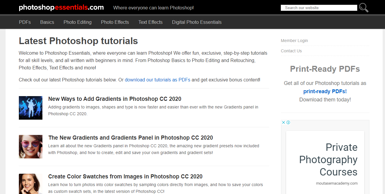 15+ Best Places Online To Learn Photoshop For Free