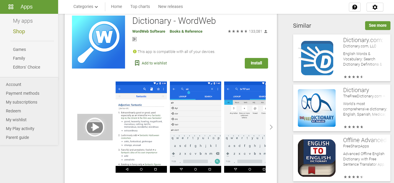 Free Offline Dictionary Apps For Android