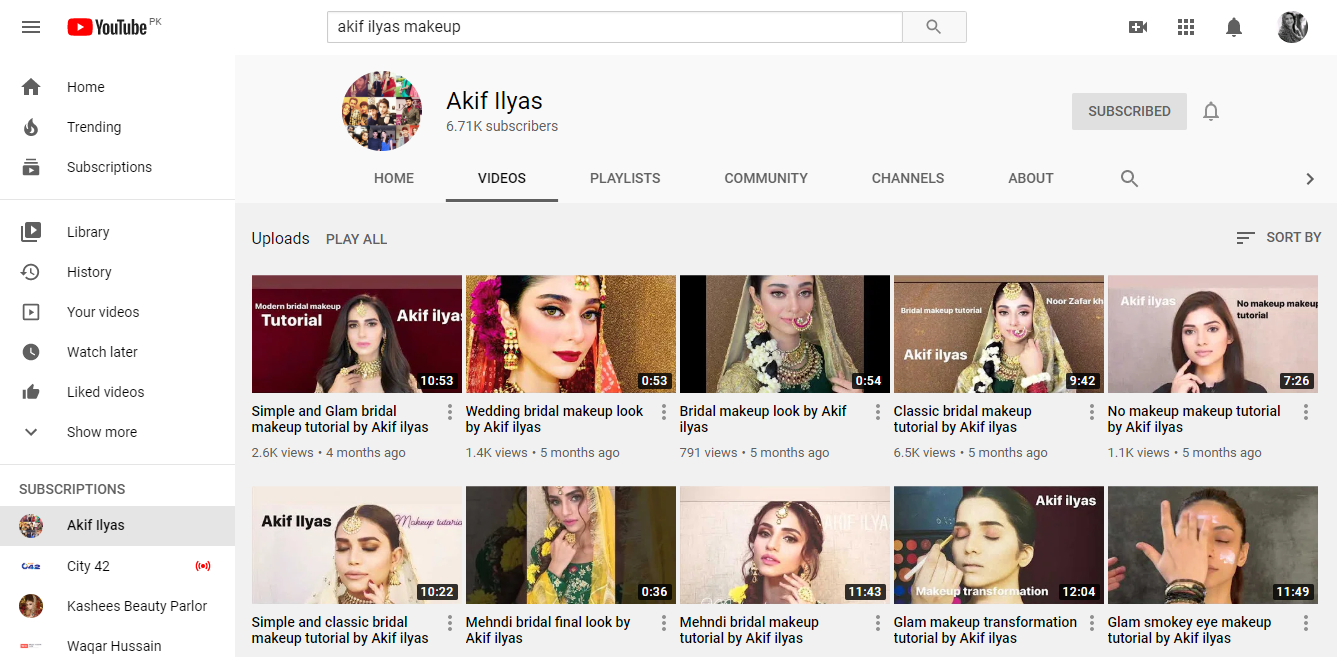 Top Pakistani Makeup Artists On Youtube
