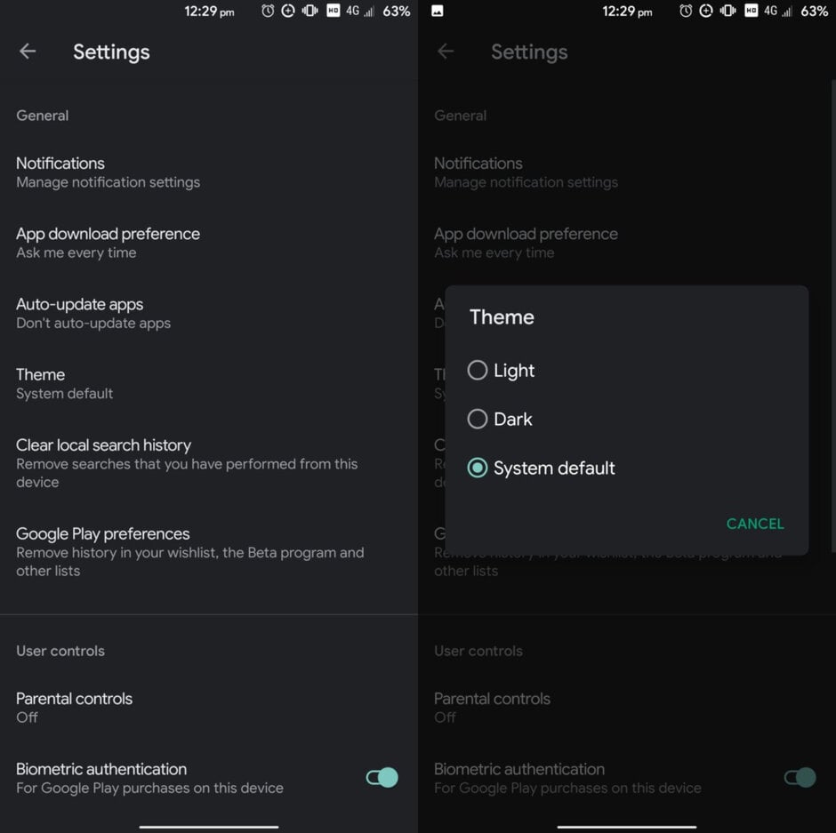 The Play Store for Android 10 is Getting Dark Mode - 1