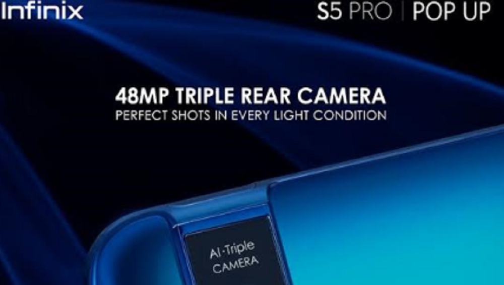Infinix S5 PRO 40MP Pop-up selfie camera- the phone for a fashionista