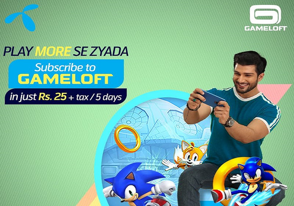 Telenor Lets you Play More se Zayada by Subscribing to GAMELOFT