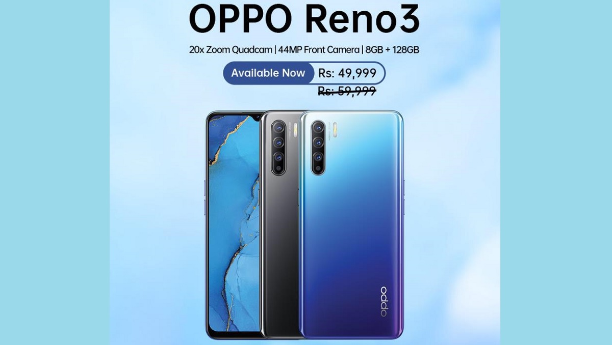 OPPO Reno3 Price