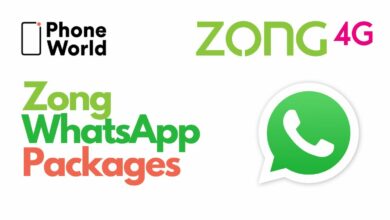 Zong WhatsApp Packages