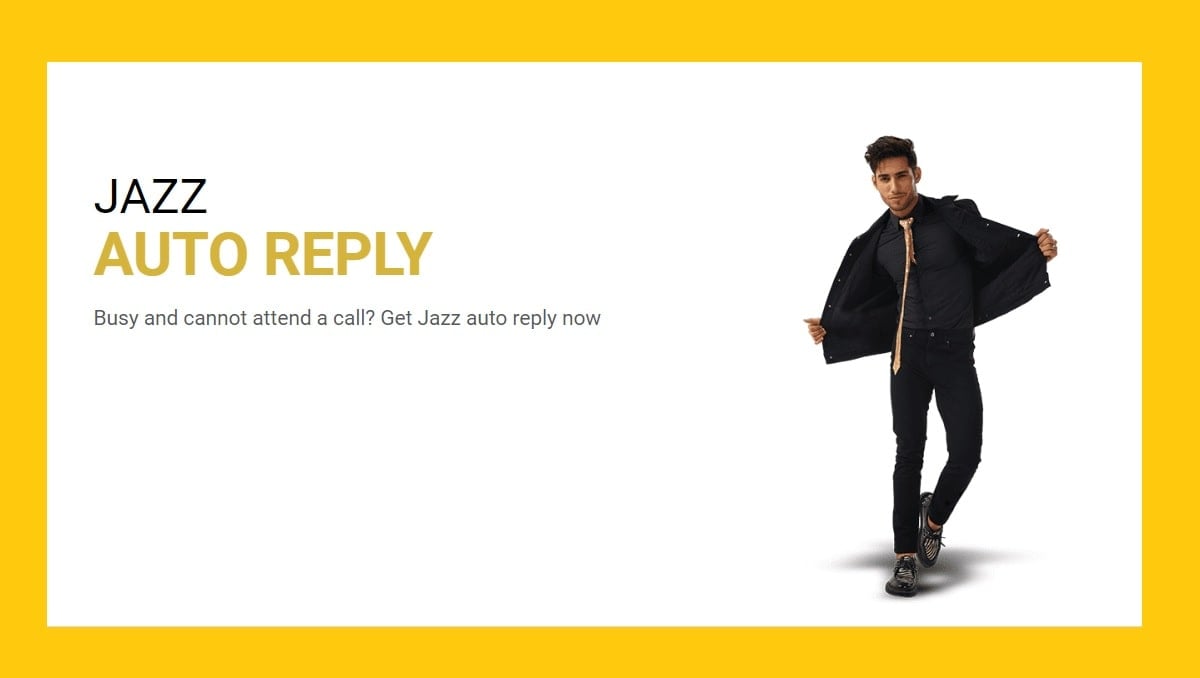 Auto Reply on Jazz Postpaid