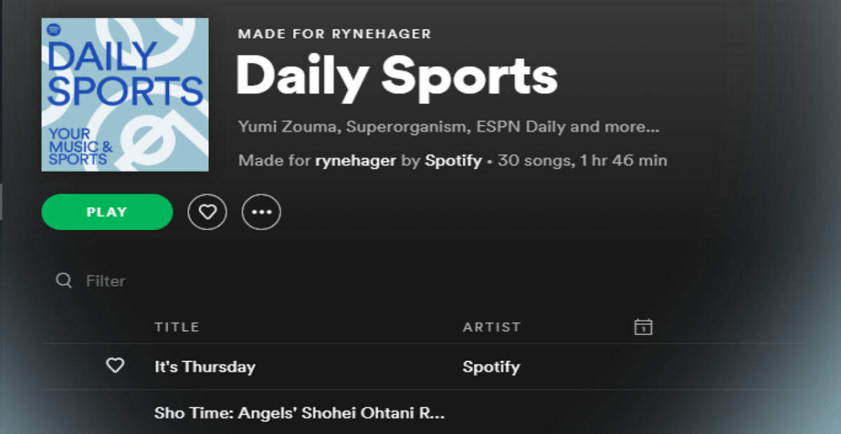 Spotify launches Daily Sports curated playlists