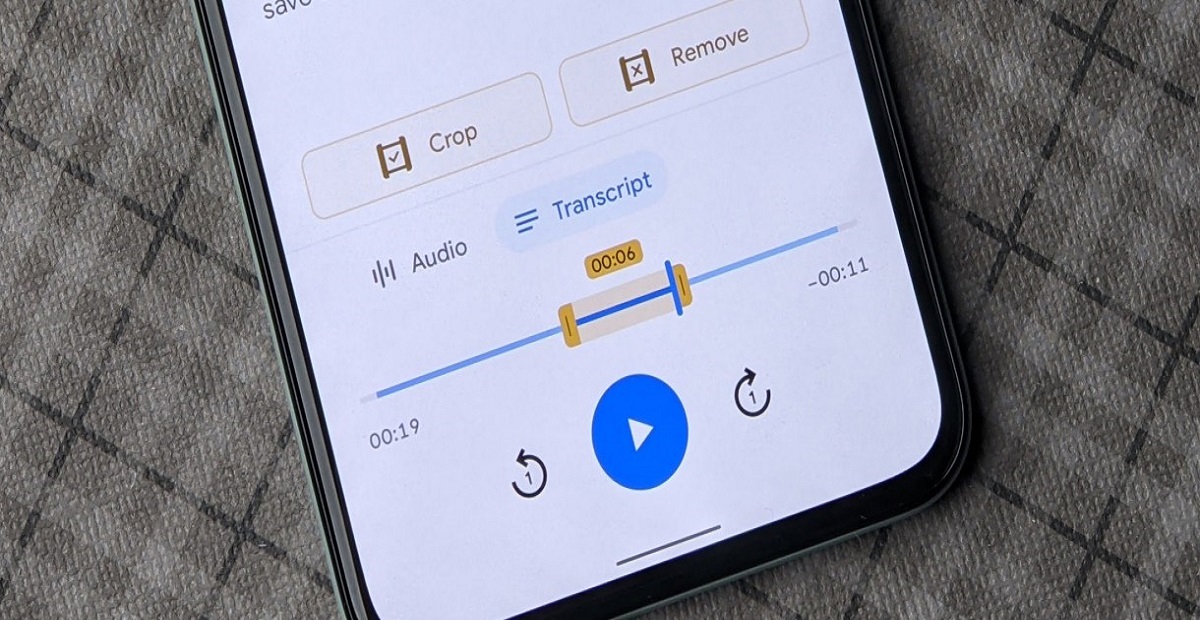 Now use the Google Recorder App to edit recordings