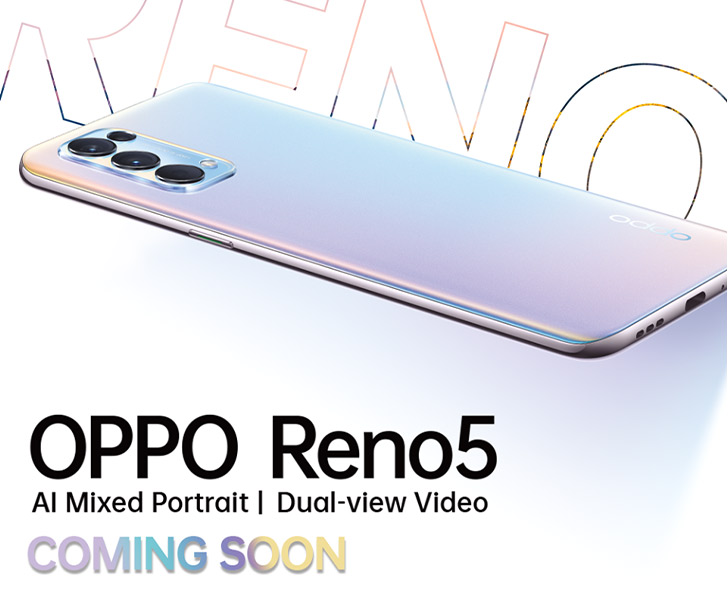 OPPO Officially Confirms the Reno5 4G Launch in Pakistan