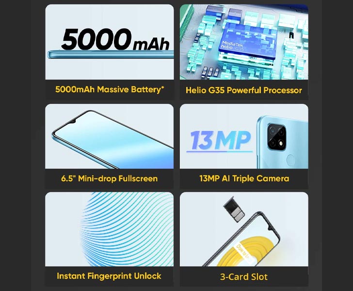 5000 mAh Battery