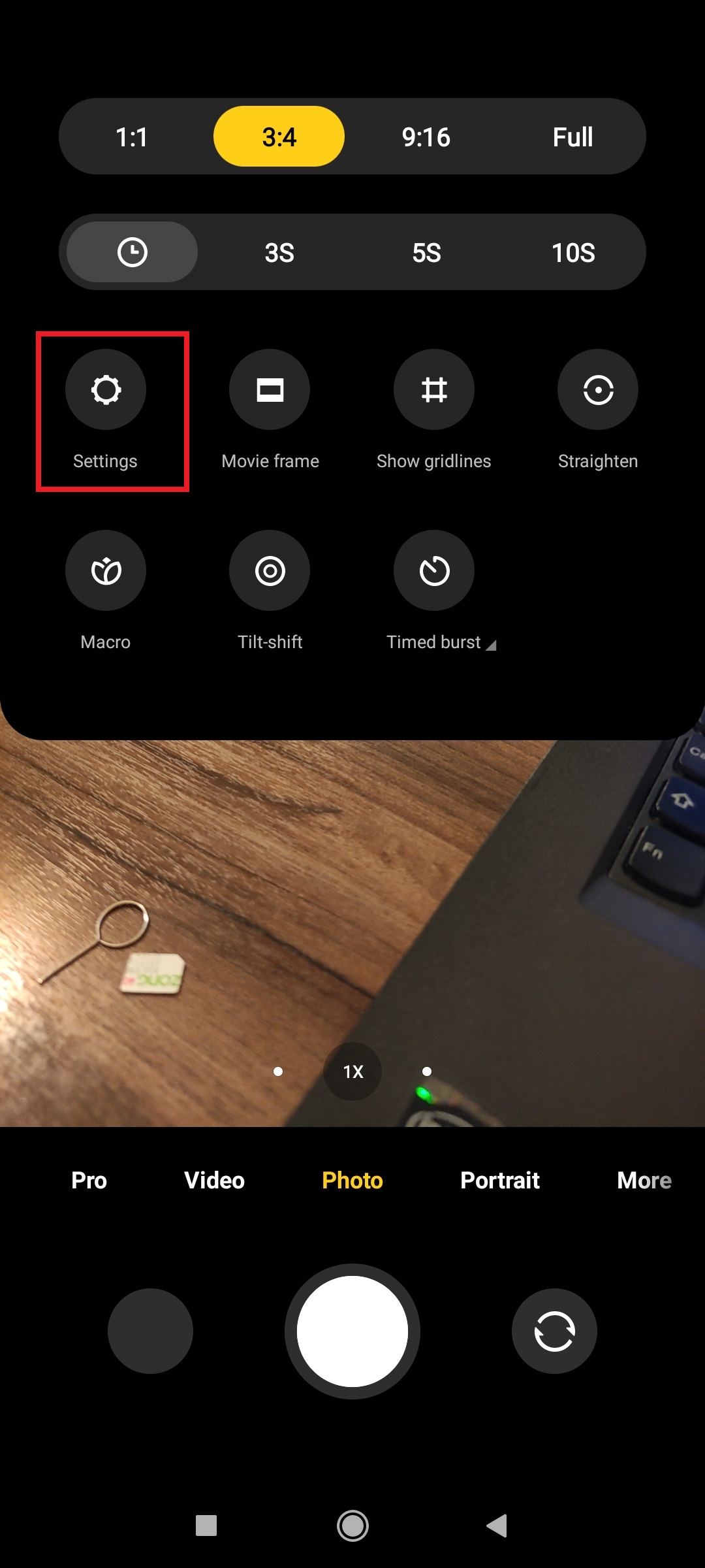 how to automatically save photos to sd card
