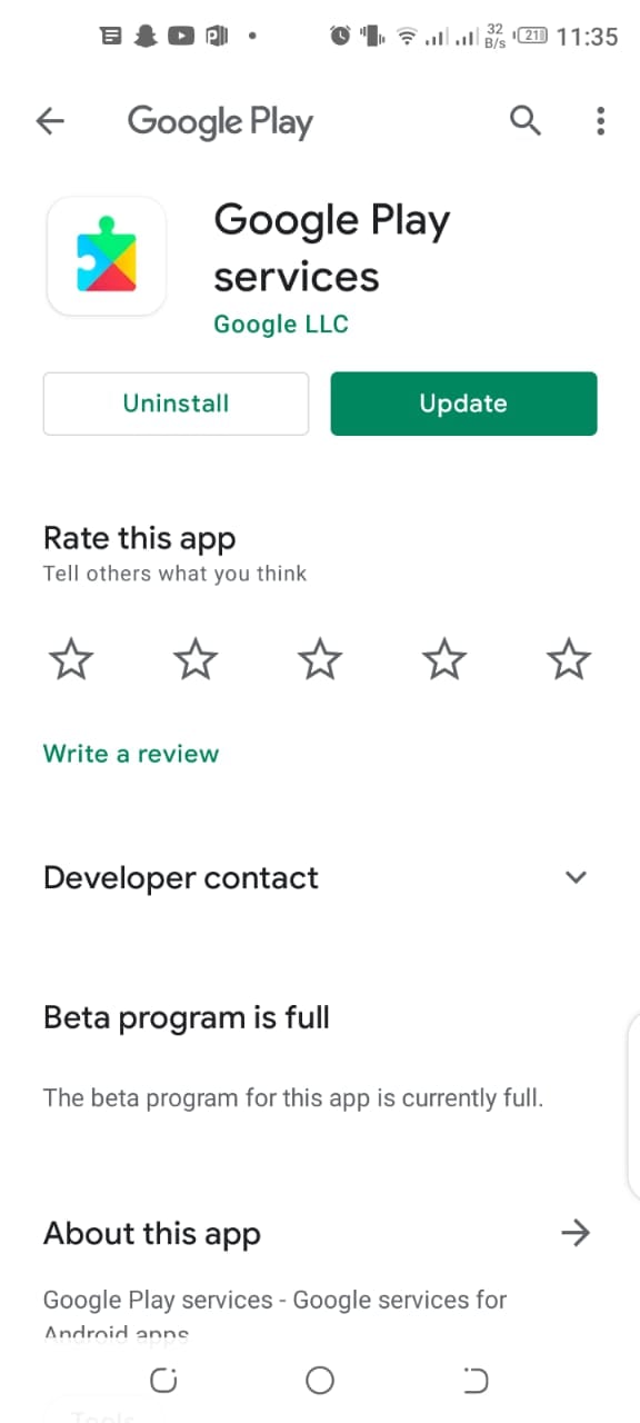 Update Google Play