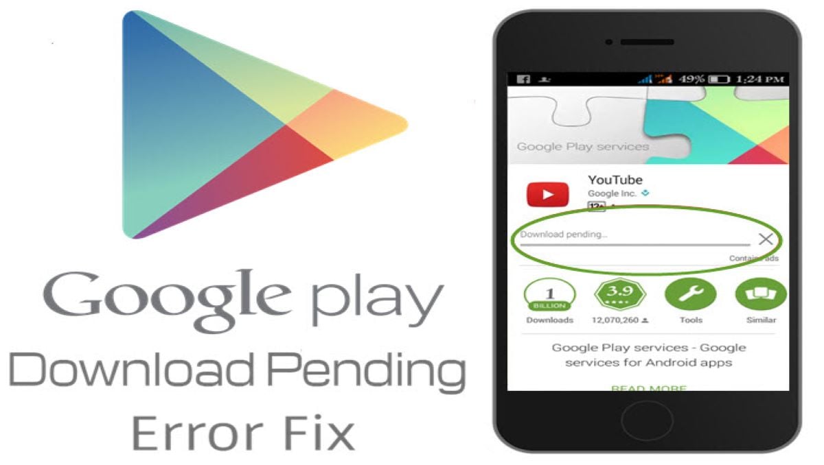 How to fix the Google Play Store download pending error