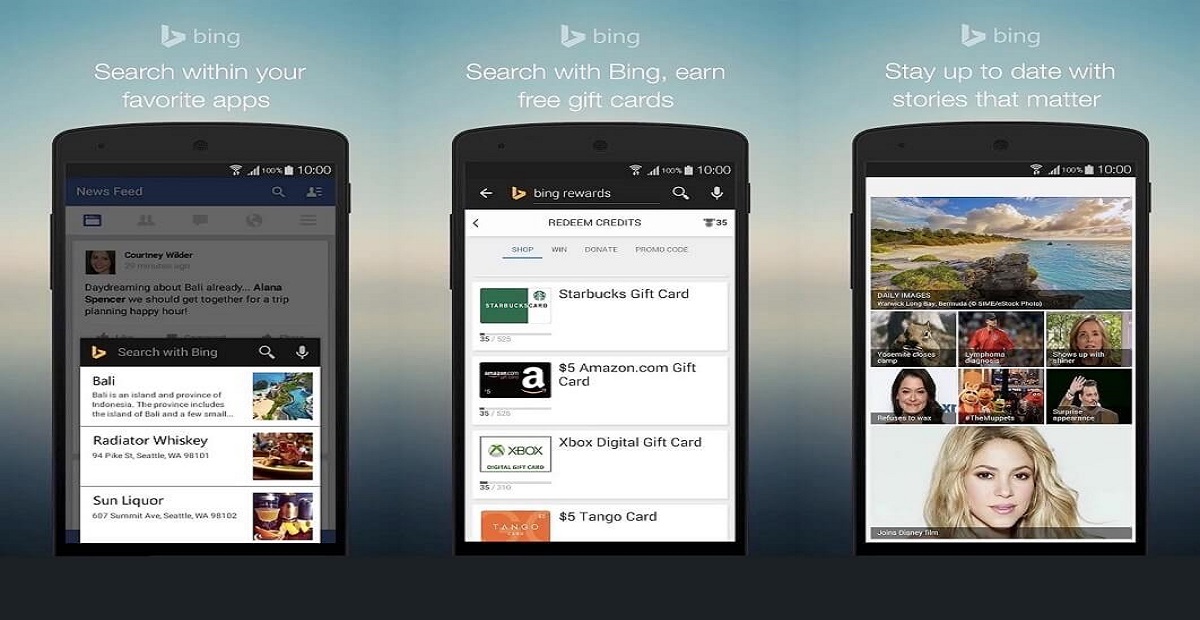 Bing Search App for Android Updated with new Features