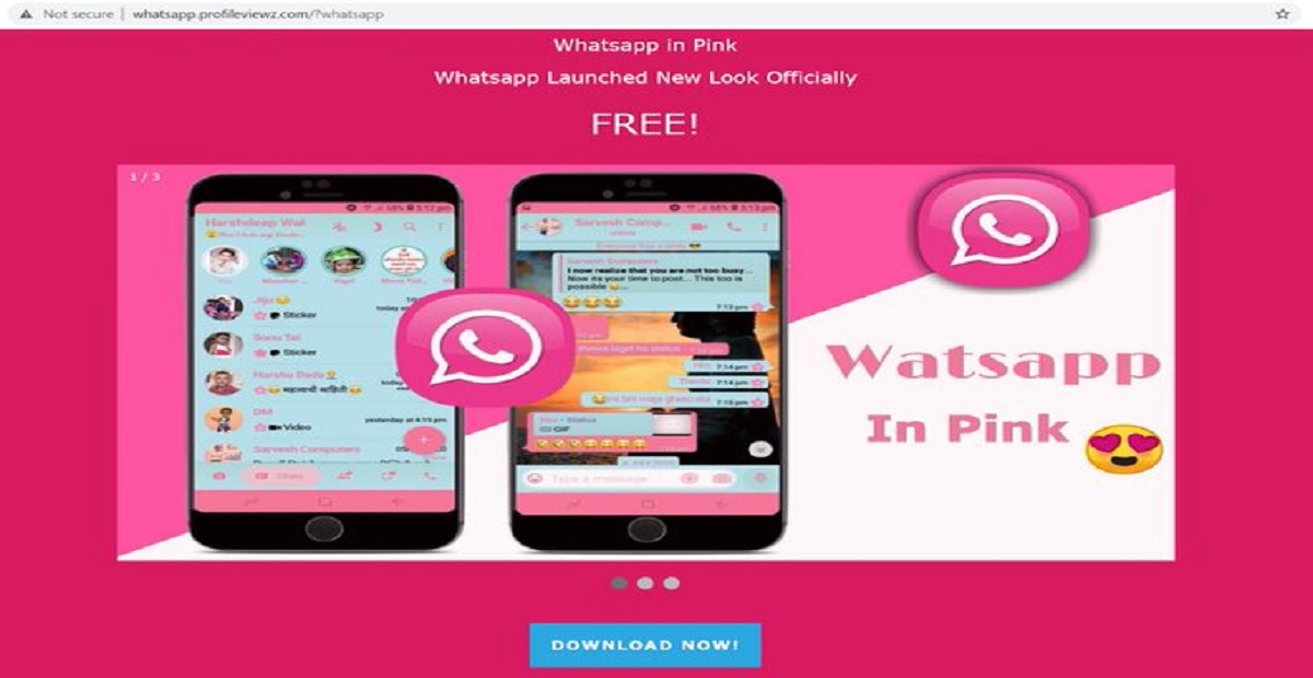 BEWARE! WhatsApp Pink App can Steal your Data and Credentials