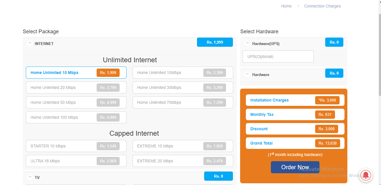 Nayatel Packages   Internet  Home   TV  Updated 2021  - 40