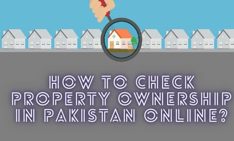 How to Check Property Ownership in Pakistan Online?