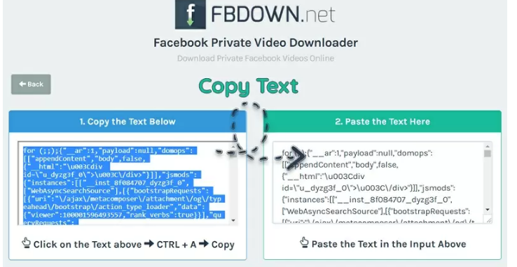 Private facebook video downloader