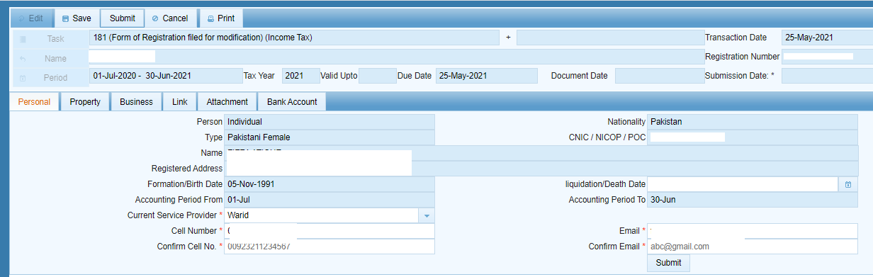 How to get NTN number for Salaried Person or Business in Pakistan  - 69