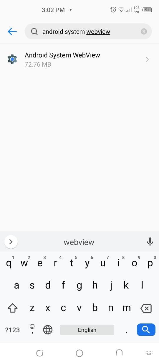 app not working Android