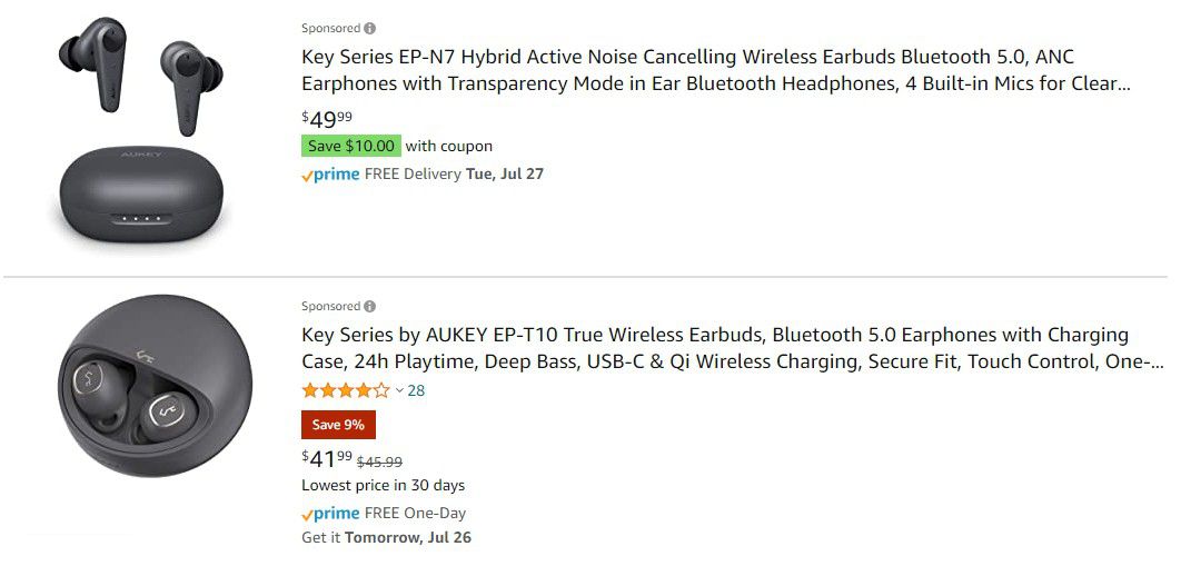 Banned Brand Aukey is Still Selling Earbuds on Amazon