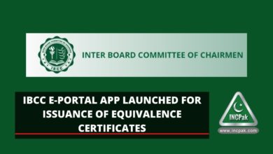 IBCC E-portal & application launched for issuance of Equivalence Certificates