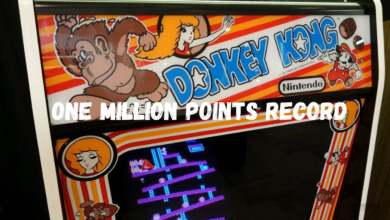 One Million Points Record of the Arcade Game Donkey Kong title