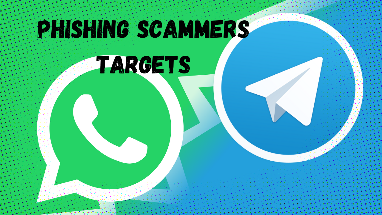 WhatsApp and Telegram among the top list of phishing scammers.title