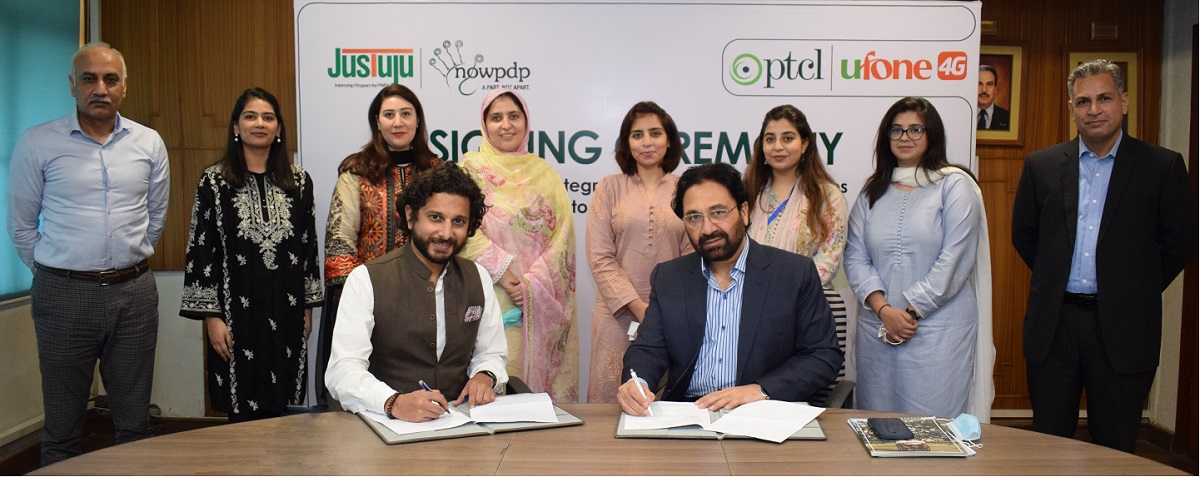 PTCL Group joins hands with NOWPDP for Justuju Internship Program for Persons with Disabilities