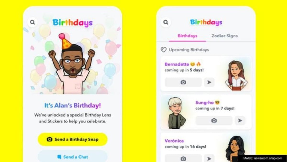 Snapchat Birthday Mini