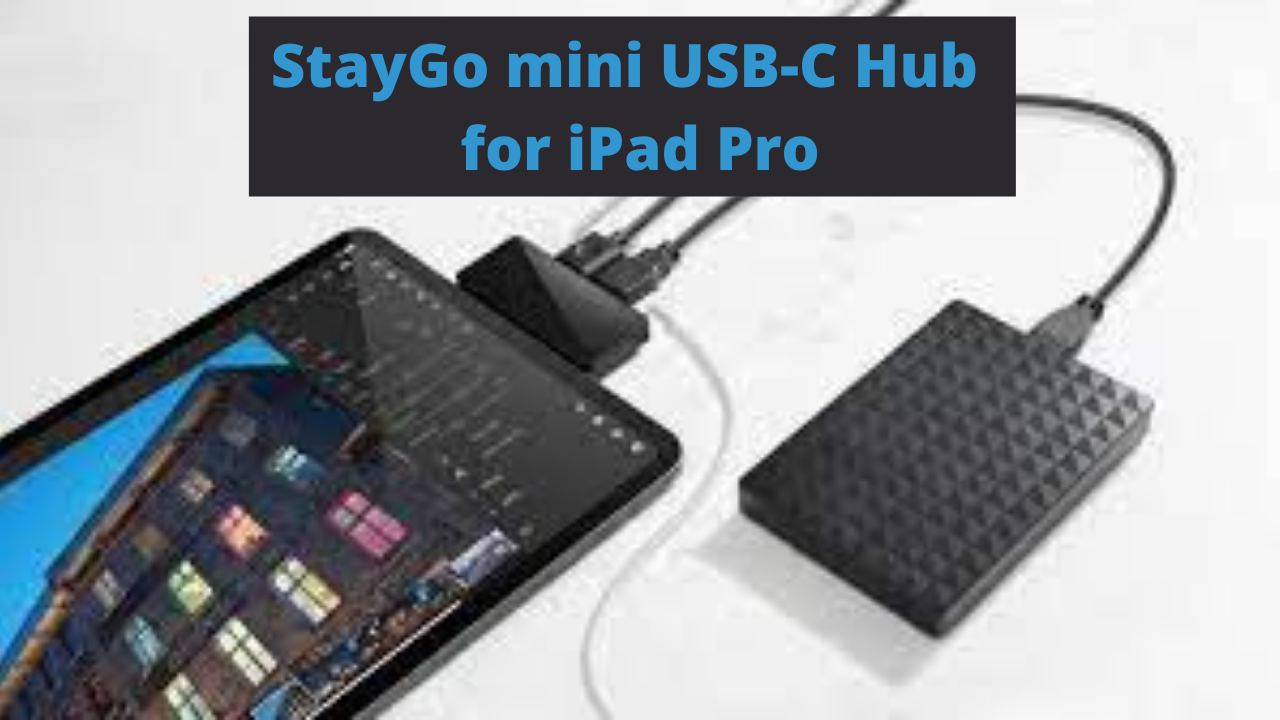 StayGo mini USB-C Hub Designed by Twelve South for iPad Pro