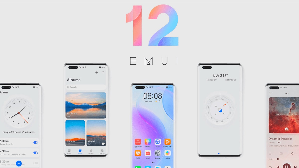 Huawei devices getting EMUI 12