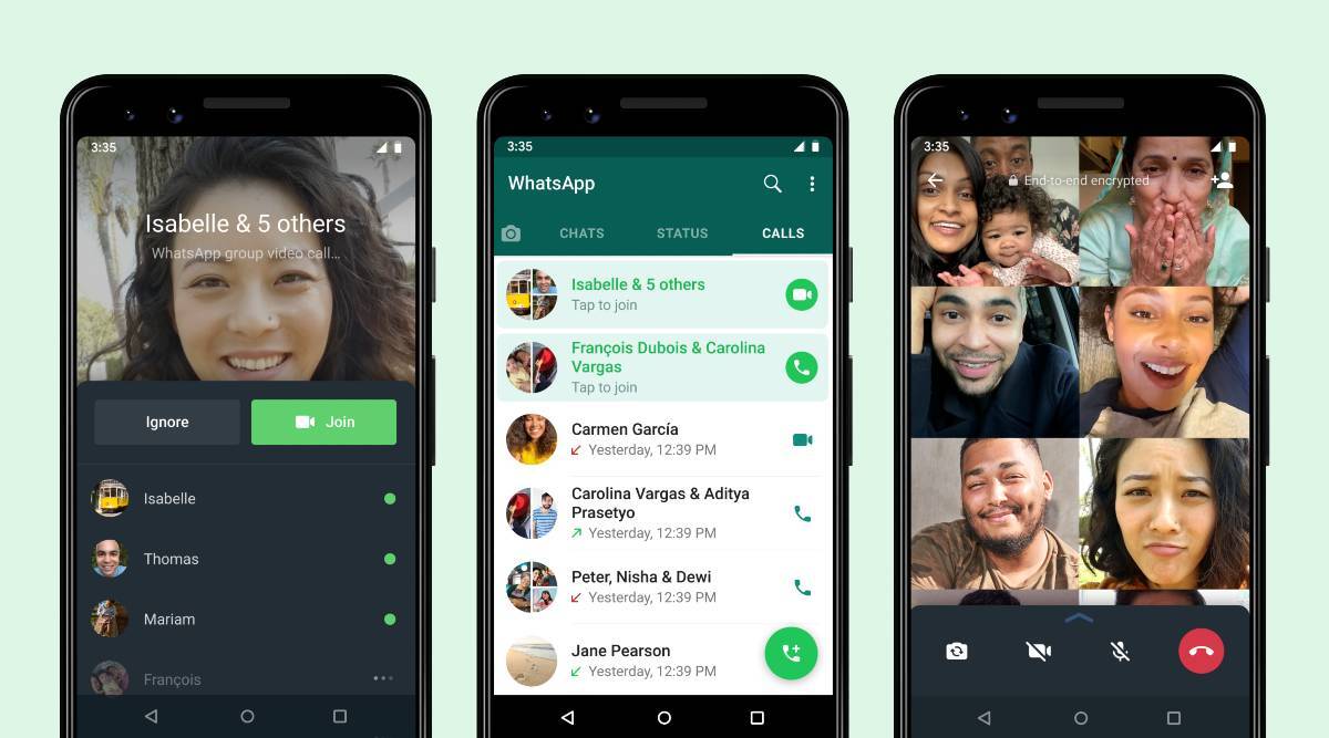 WhatsApp Adds a button For Joining Audio/ Video Group Calls Anytime