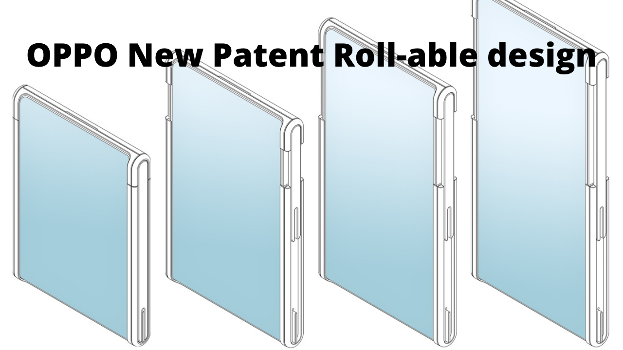 OPPO new patent for a roll-able phone design