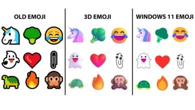 Windows 11 emojis