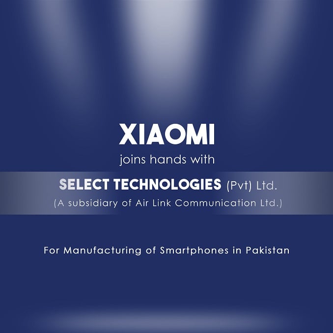 Xiaomi has joined hands with Select Technologies (Pvt) Limited 