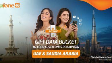 Ufone launches roaming data gift facility in UAE & Saudi Arabia