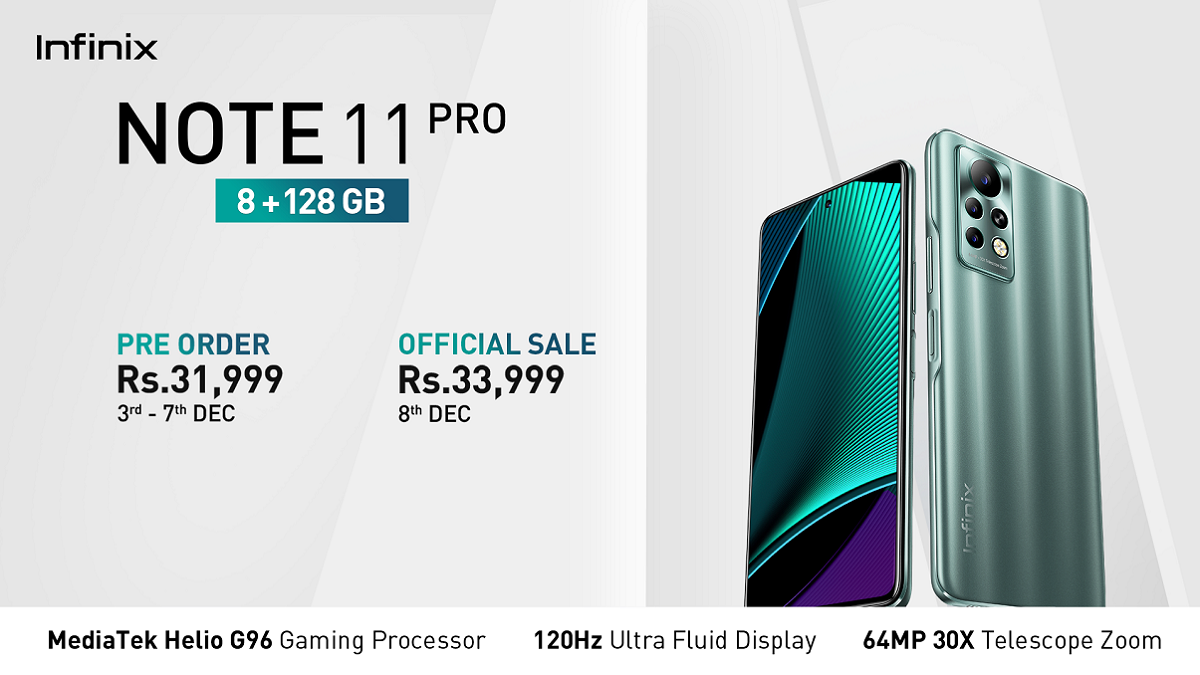 Redefining performance and speed, Infinix to bring NOTE 11 Pro with MediaTek Helio G96 ‘Speed Up’