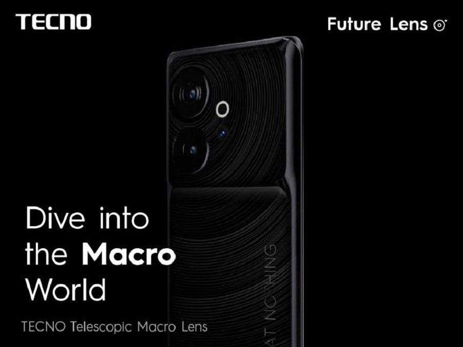 TECNO Telescopic Macro Lens is a 2.5 times upgrade compared to the average industry mobile camera zoom distance. 