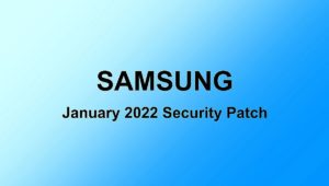 Samsung January 2022 Security Update