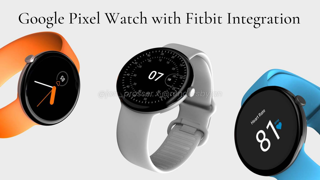 Google Pixel Watch with Fitbit Integration: Evan Blass